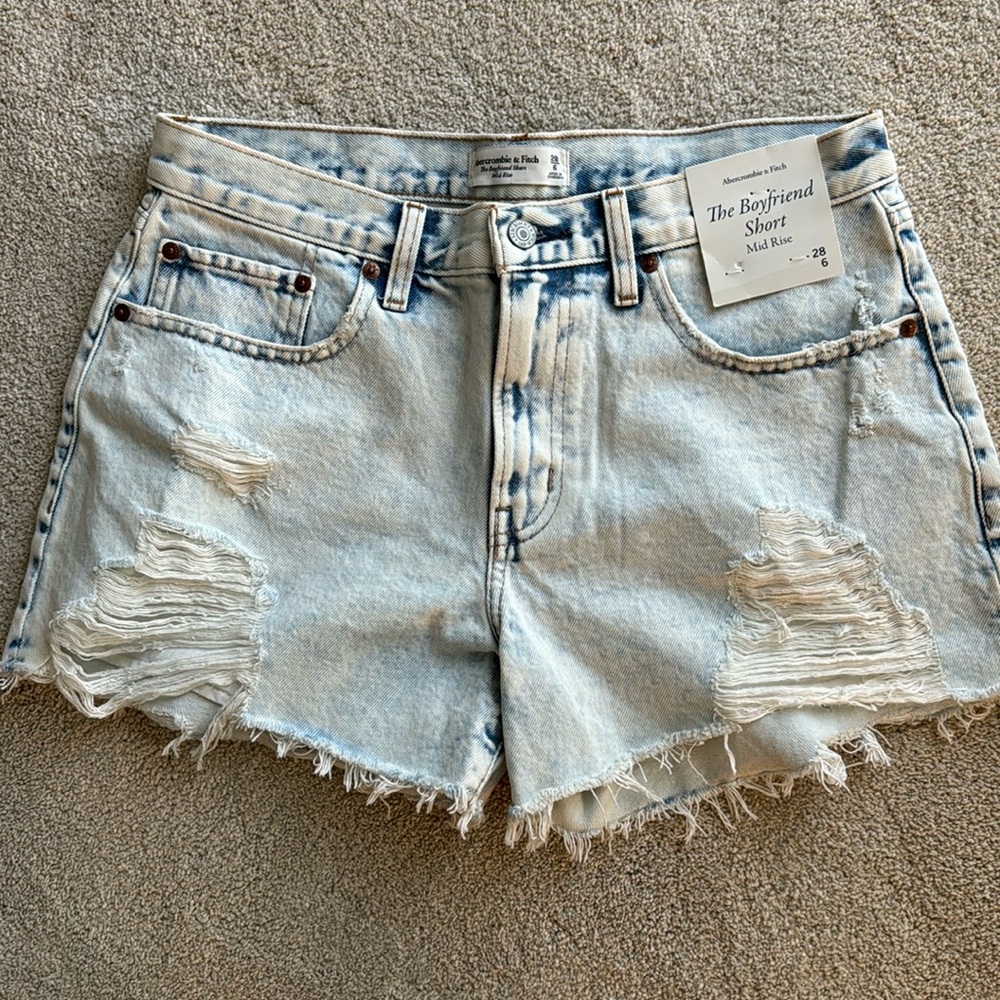 Denim shorts